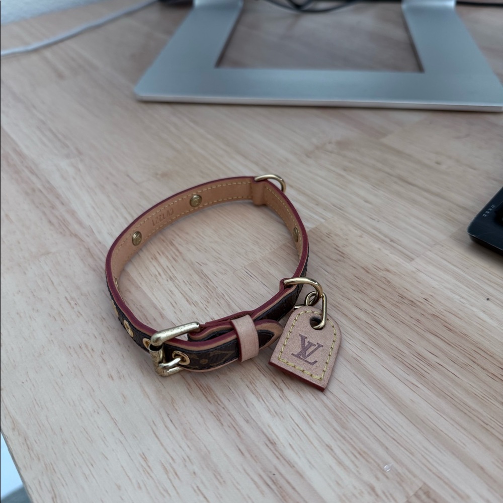LV dog collar
